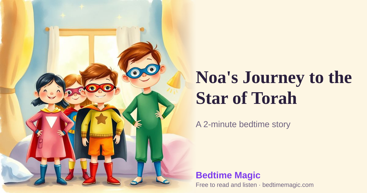 Illustration for Noa's Journey to the Star of Torah