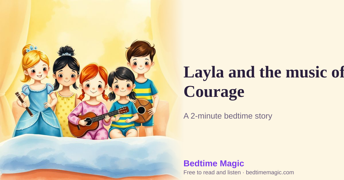 Illustration for Layla and the music of Courage