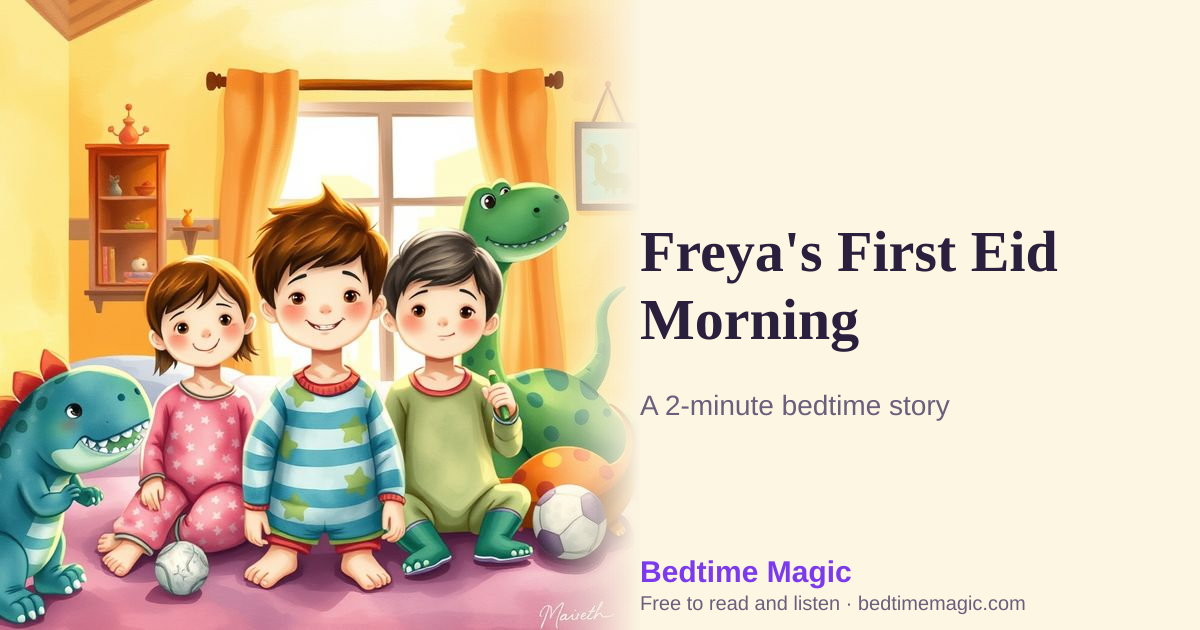 Illustration for Freya's First Eid Morning