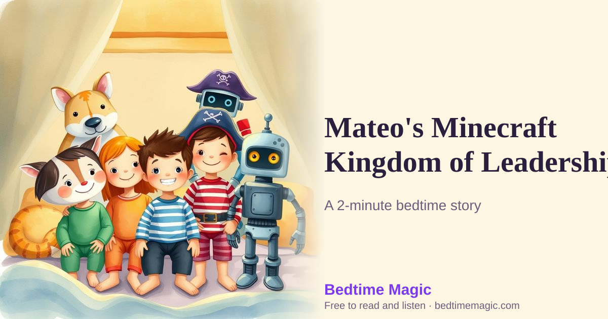 Illustration for Mateo's Minecraft Kingdom of Leadership