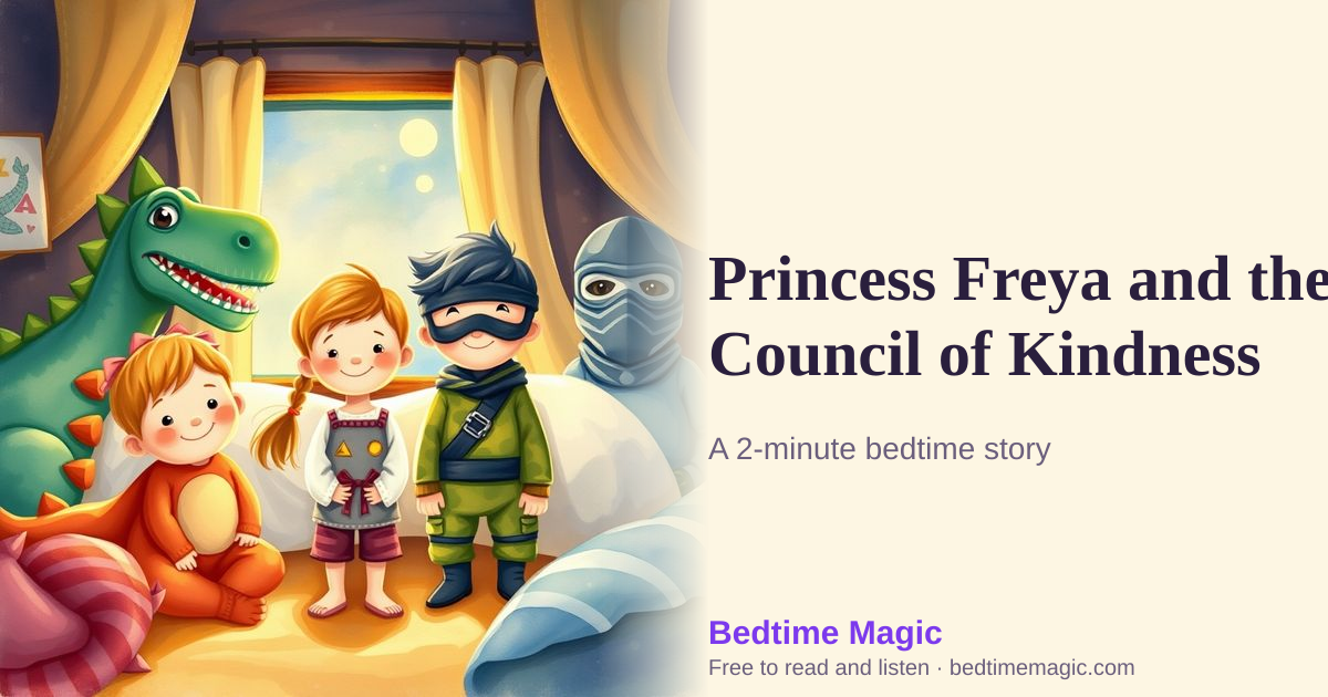 Illustration for Princess Freya and the Council of Kindness