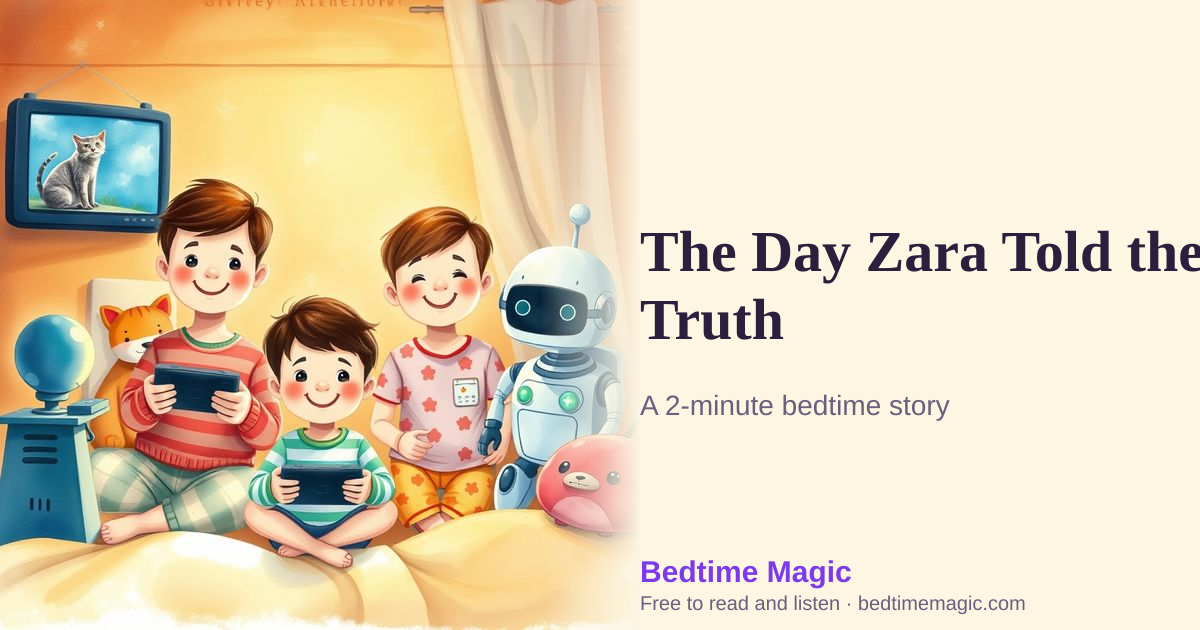 Illustration for The Day Zara Told the Truth