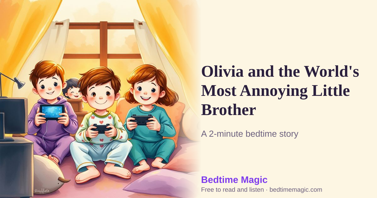 Illustration for Olivia and the World's Most Annoying Little Brother