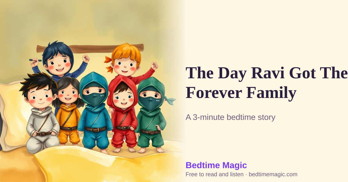 Illustration for The Day Ravi Got Their Forever Family