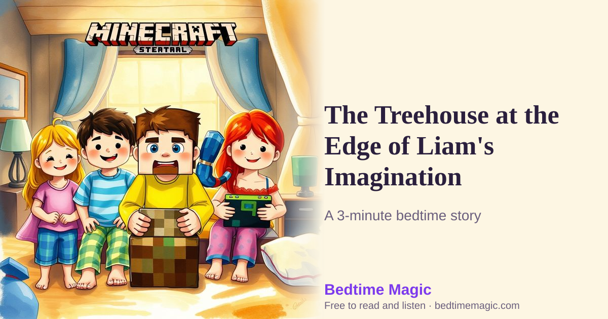 Illustration for The Treehouse at the Edge of Liam's Imagination