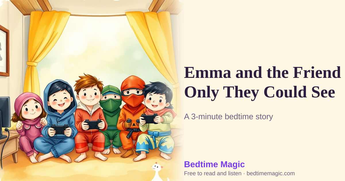 Illustration for Emma and the Friend Only They Could See