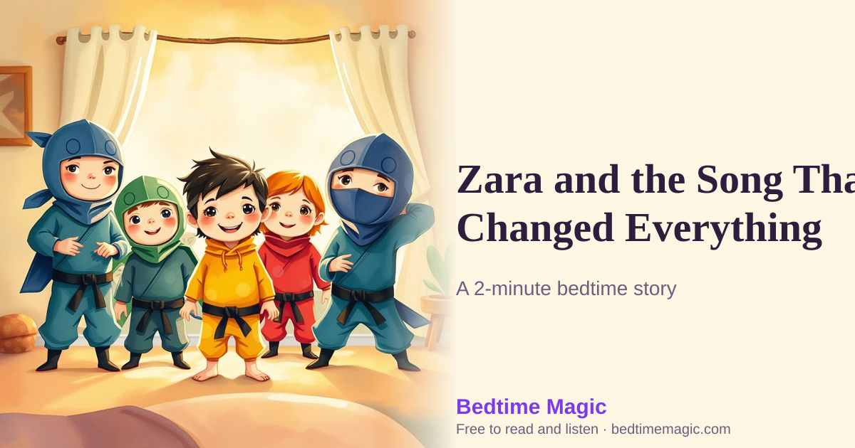 Illustration for Zara and the Song That Changed Everything