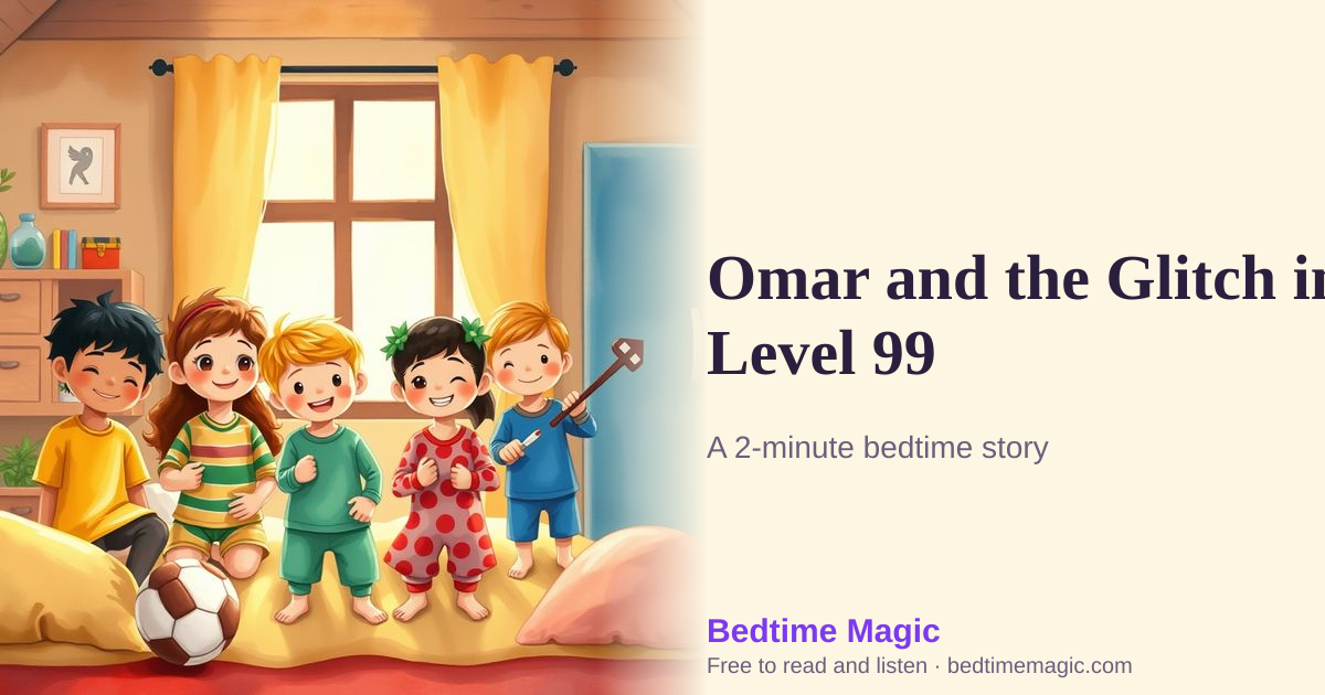 Illustration for Omar and the Glitch in Level 99