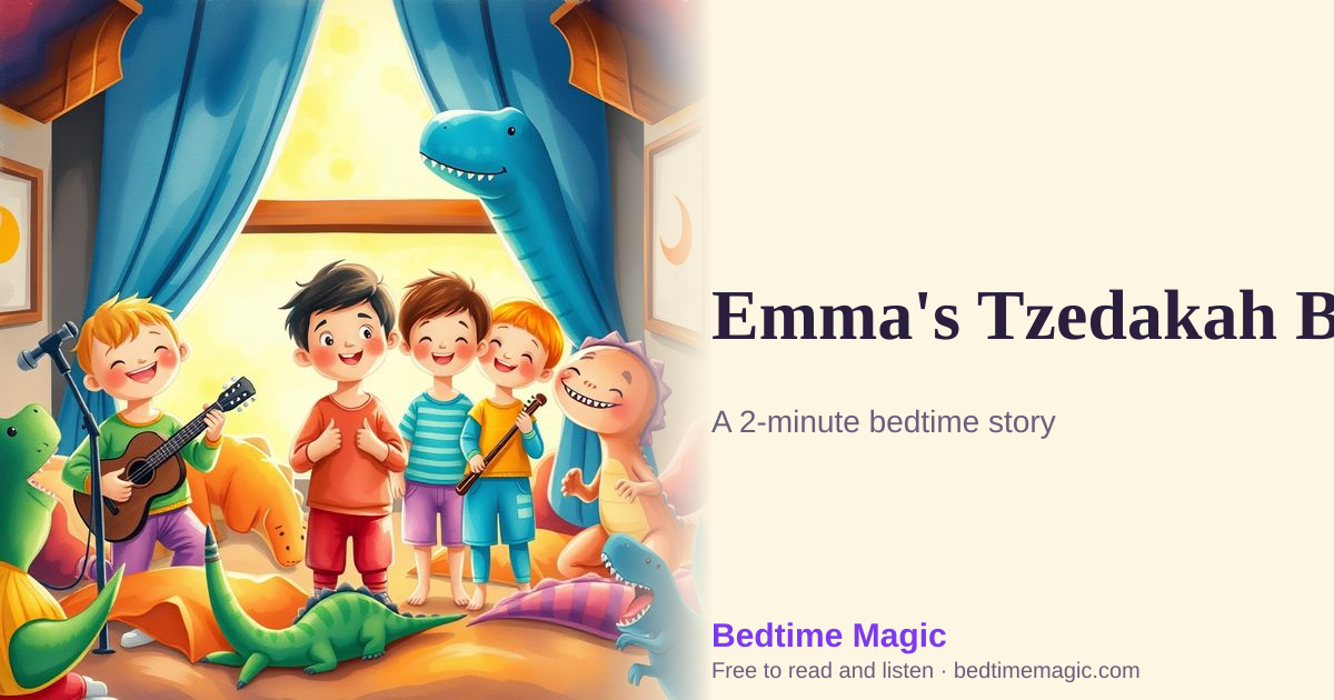 Illustration for Emma's Tzedakah Box