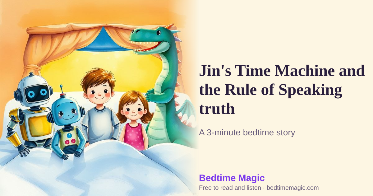 Illustration for Jin's Time Machine and the Rule of Speaking truth