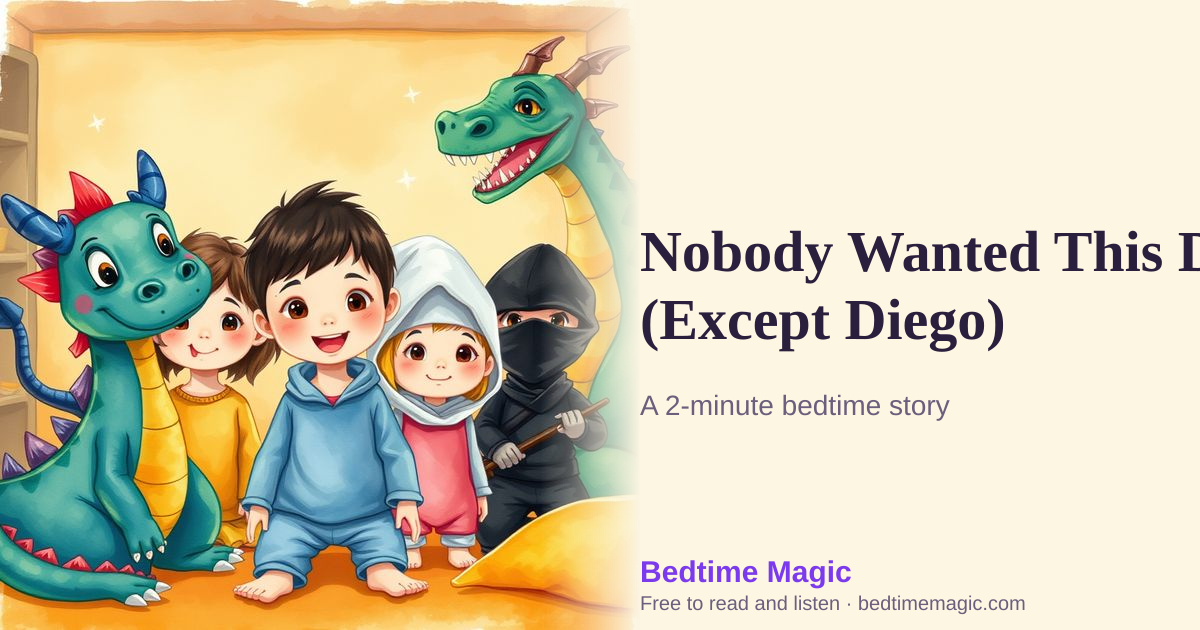 Illustration for Nobody Wanted This Dog (Except Diego)