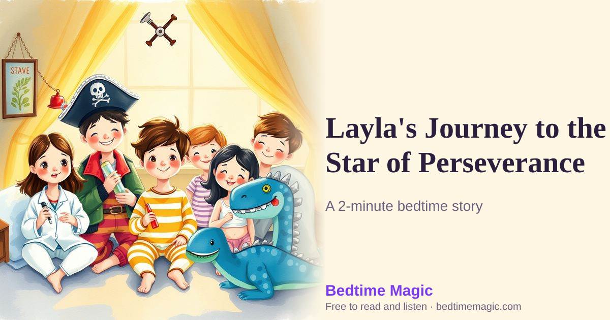 Illustration for Layla's Journey to the Star of Perseverance