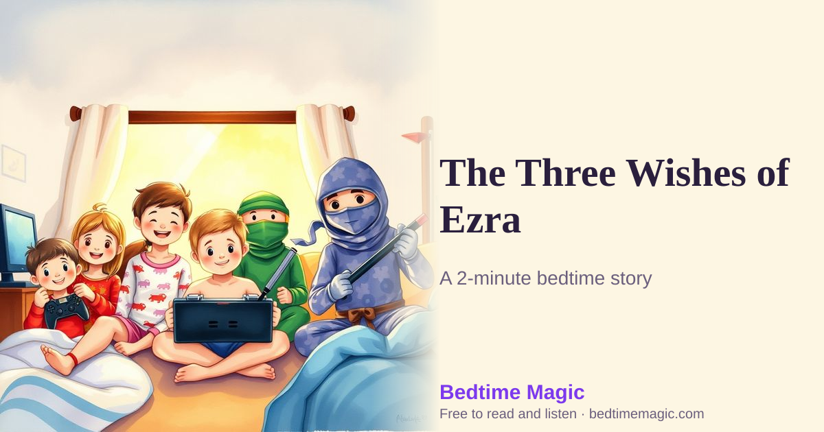 Illustration for The Three Wishes of Ezra
