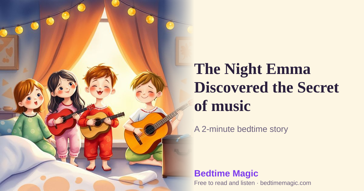 Illustration for The Night Emma Discovered the Secret of music