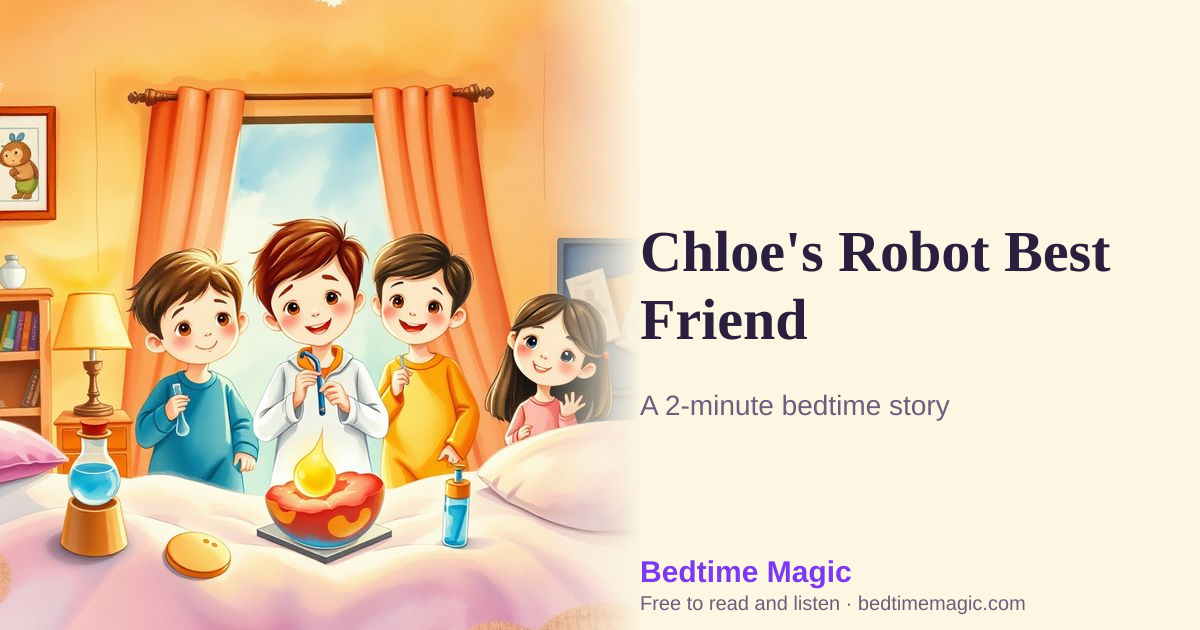 Illustration for Chloe's Robot Best Friend