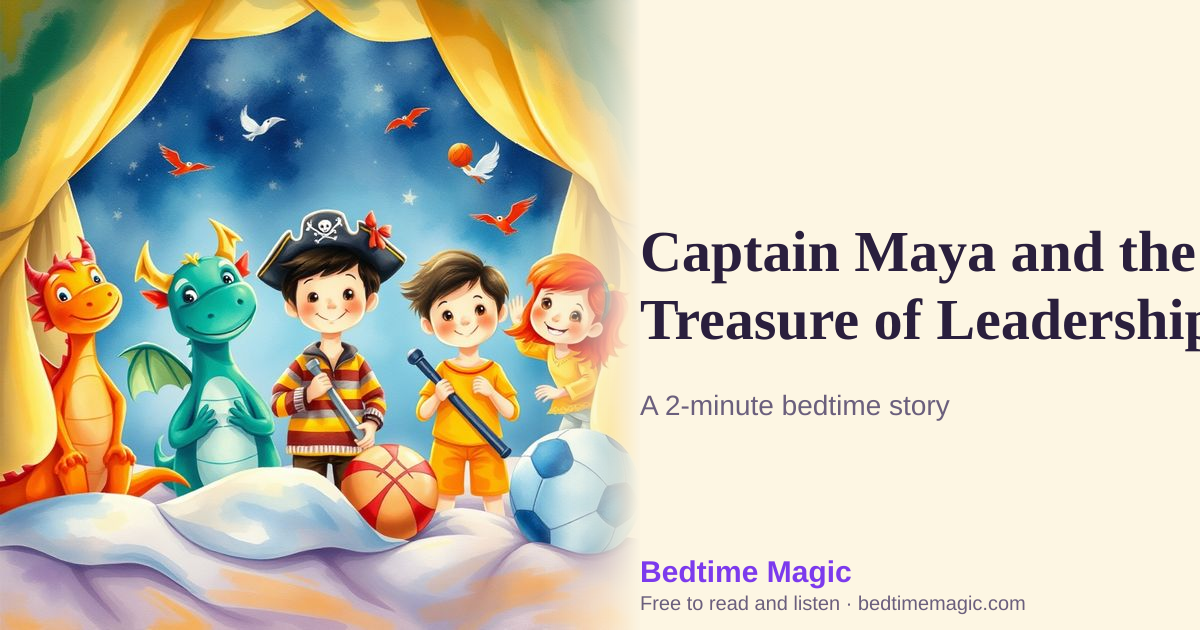 Illustration for Captain Maya and the Treasure of Leadership