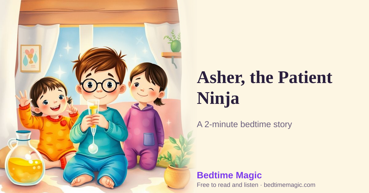 Illustration for Asher, the Patient Ninja