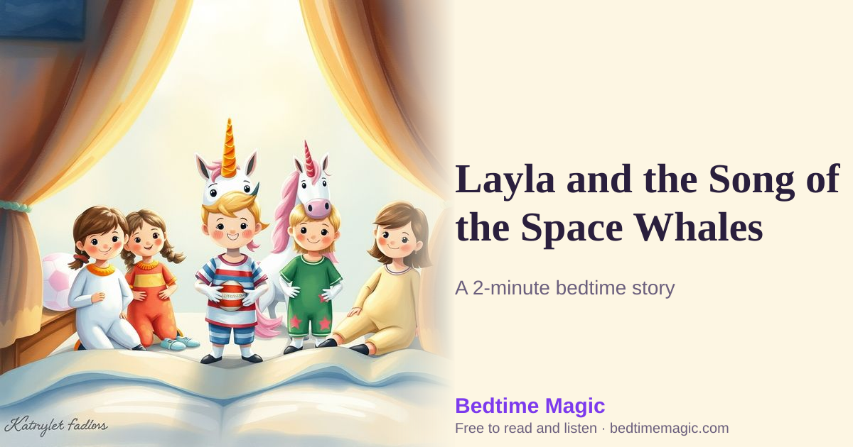 Illustration for Layla and the Song of the Space Whales