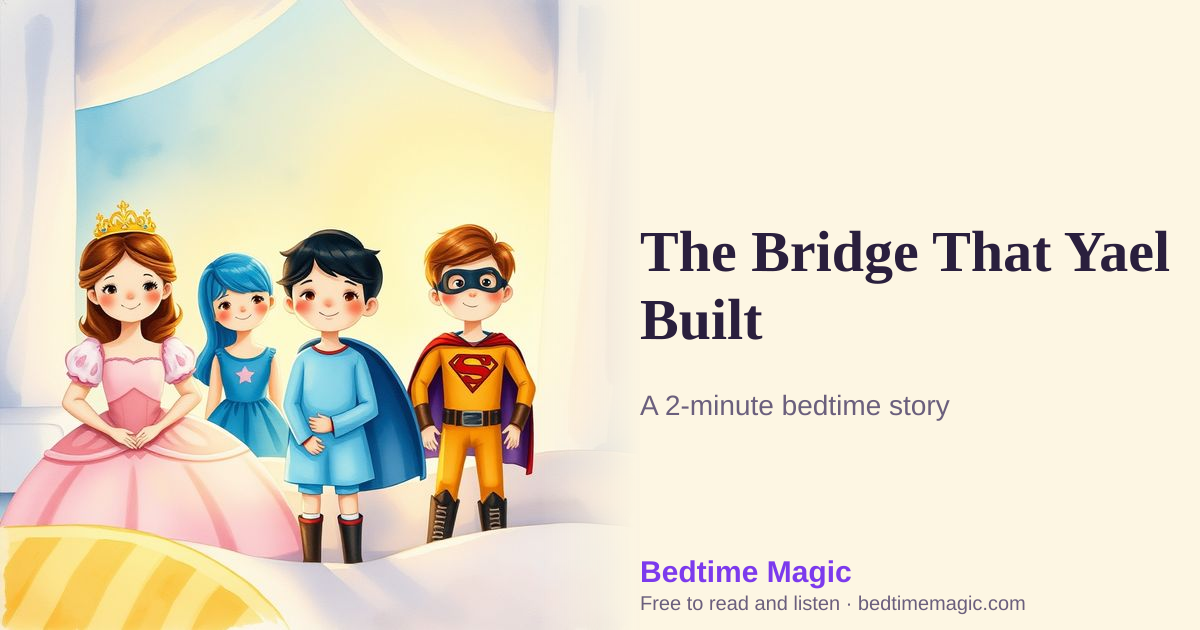 Illustration for The Bridge That Yael Built