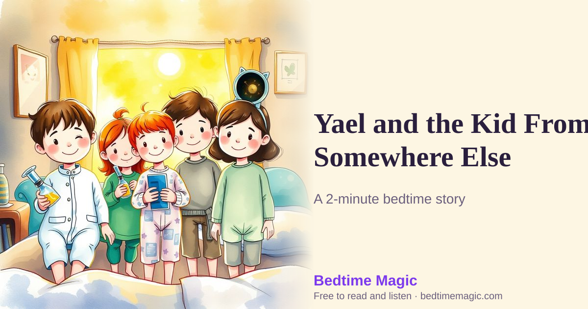 Illustration for Yael and the Kid From Somewhere Else
