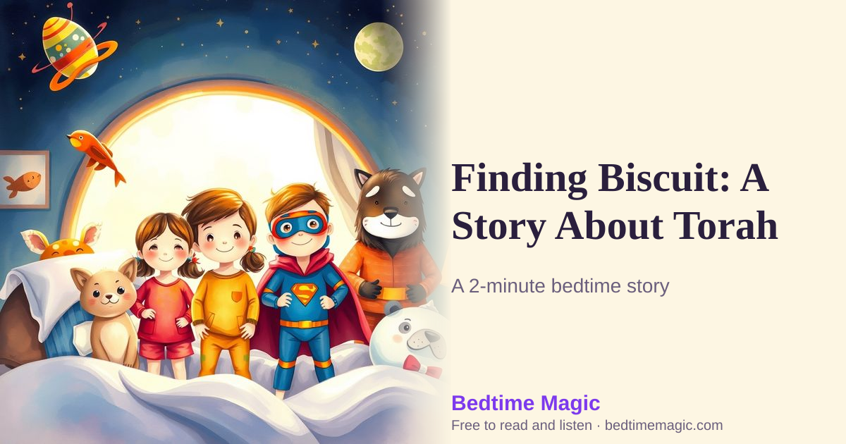 Illustration for Finding Biscuit: A Story About Torah