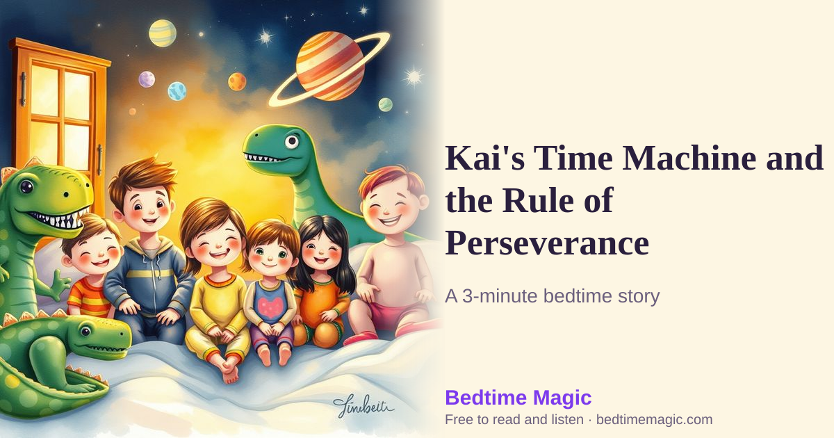 Illustration for Kai's Time Machine and the Rule of Perseverance