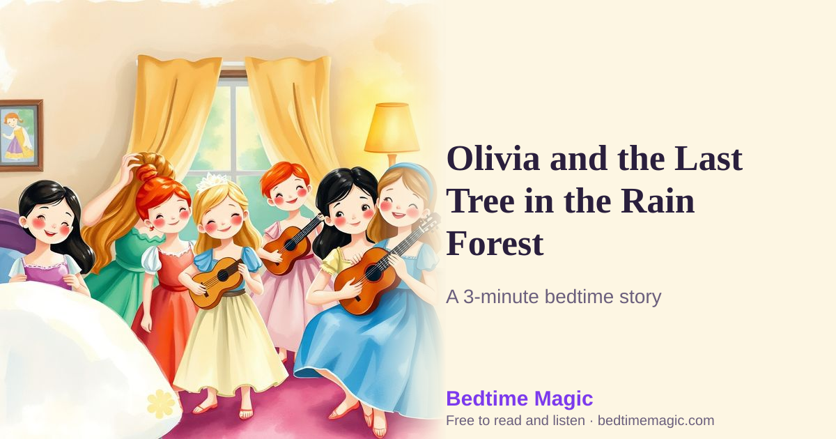 Illustration for Olivia and the Last Tree in the Rain Forest