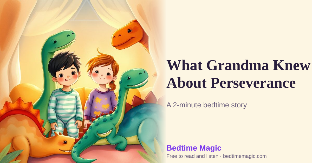 Illustration for What Grandma Knew About Perseverance