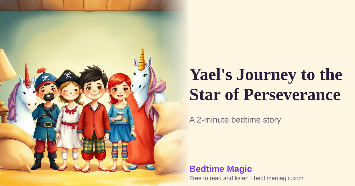 Illustration for Yael's Journey to the Star of Perseverance
