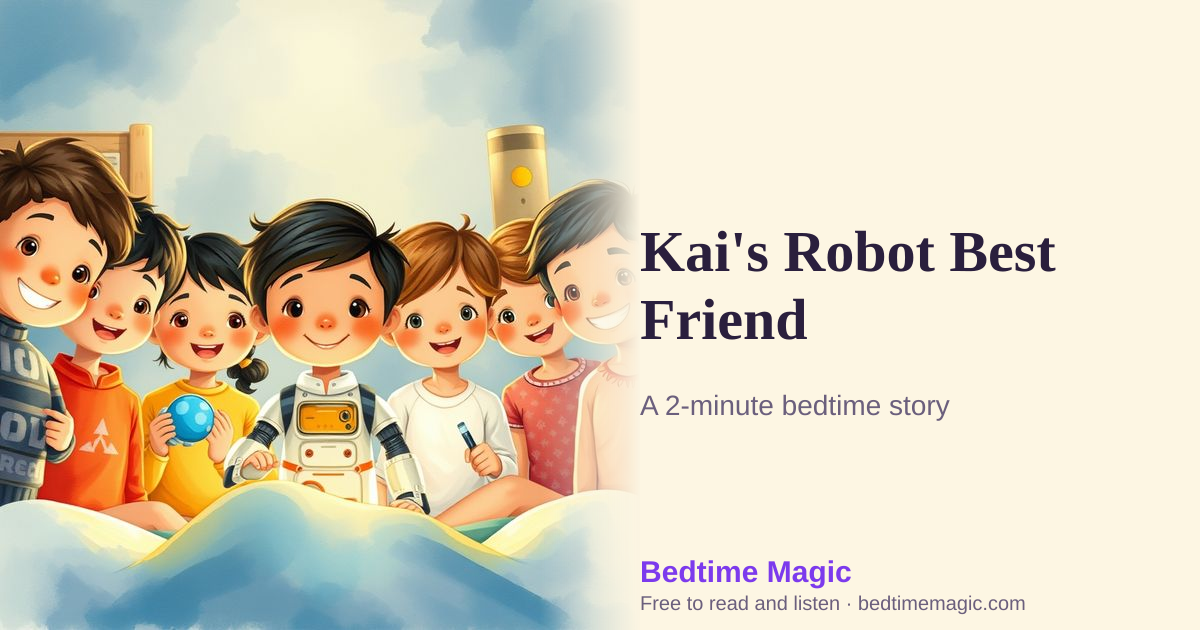 Illustration for Kai's Robot Best Friend