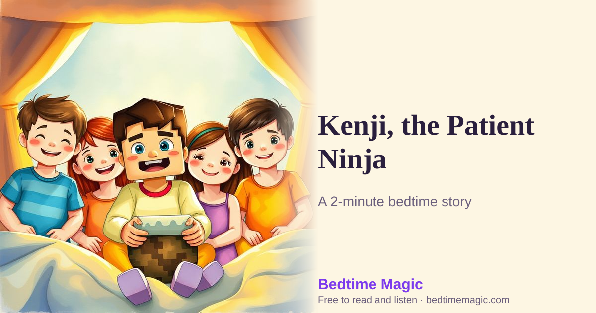 Illustration for Kenji, the Patient Ninja