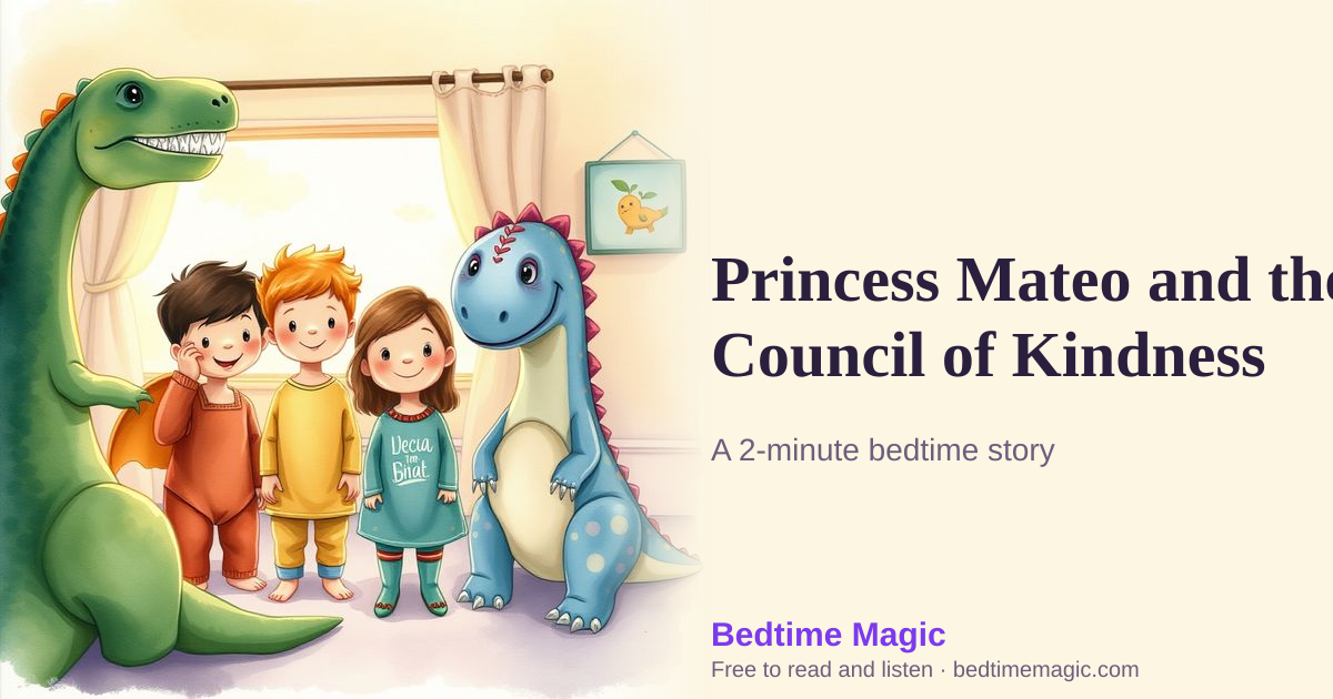 Illustration for Princess Mateo and the Council of Kindness