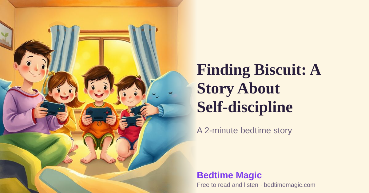 Illustration for Finding Biscuit: A Story About Self-discipline