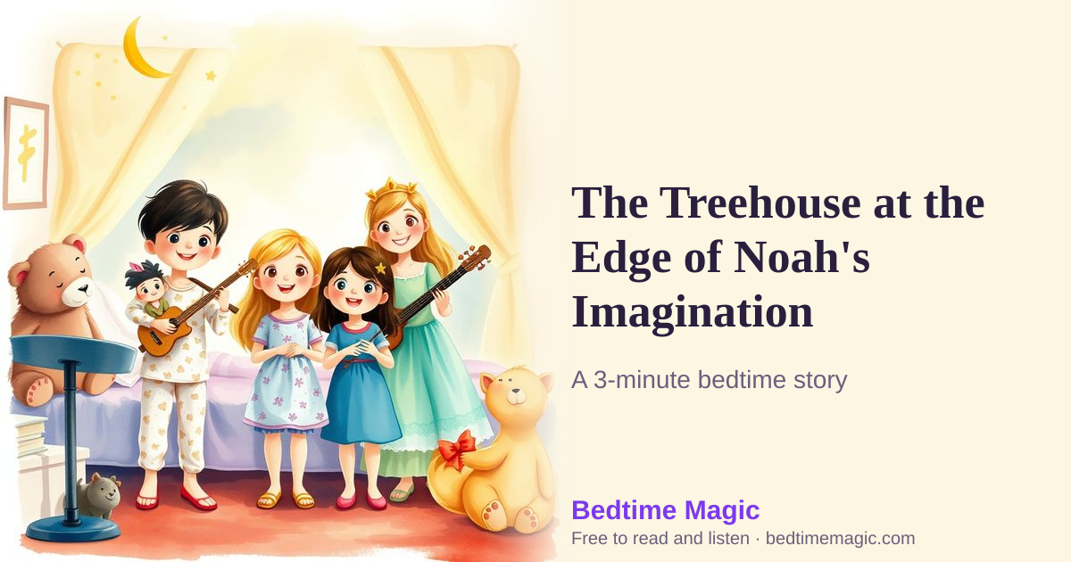 Illustration for The Treehouse at the Edge of Noah's Imagination