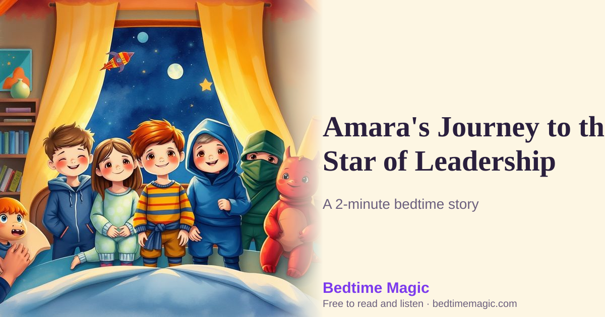 Illustration for Amara's Journey to the Star of Leadership