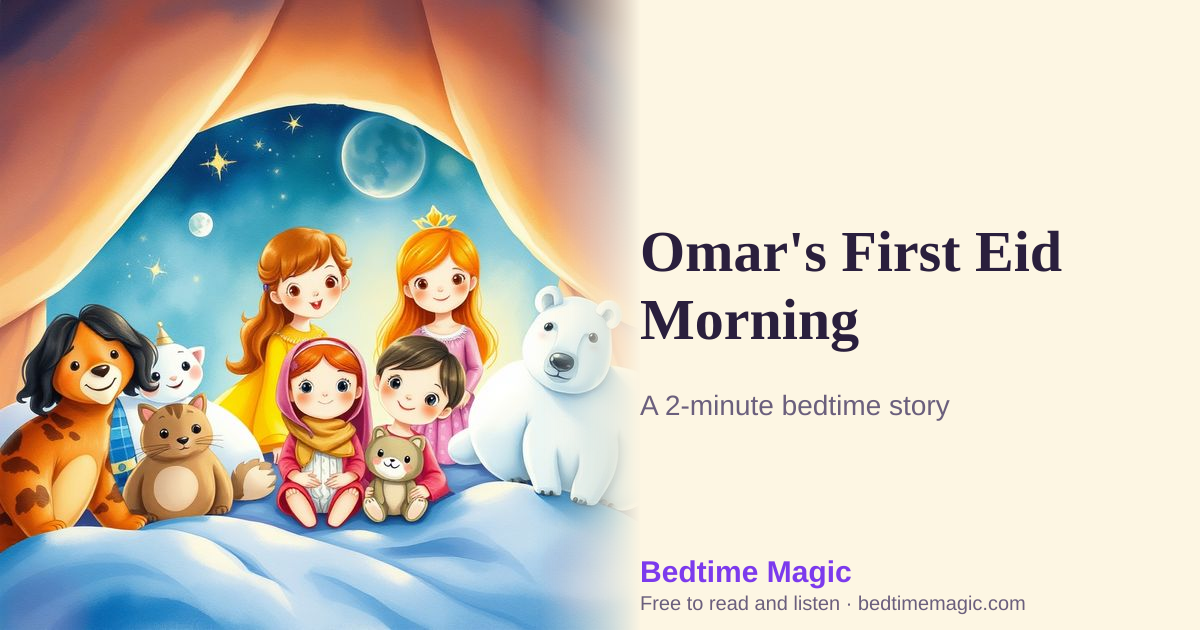 Illustration for Omar's First Eid Morning