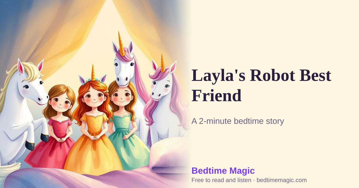 Illustration for Layla's Robot Best Friend