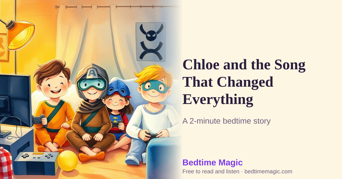 Illustration for Chloe and the Song That Changed Everything