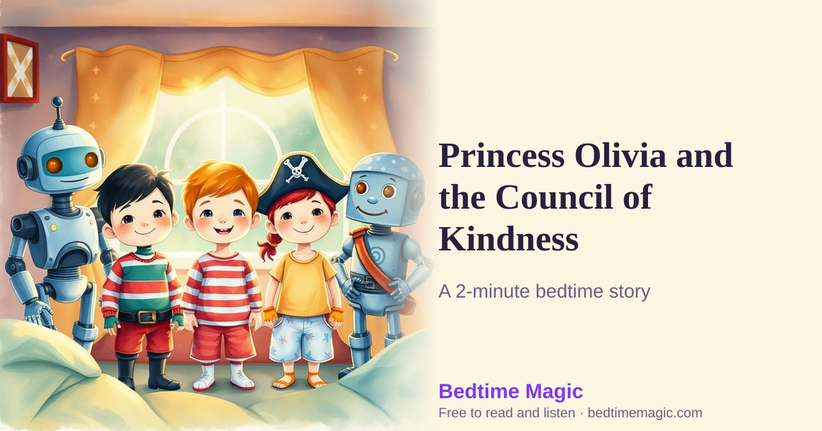 Illustration for Princess Olivia and the Council of Kindness