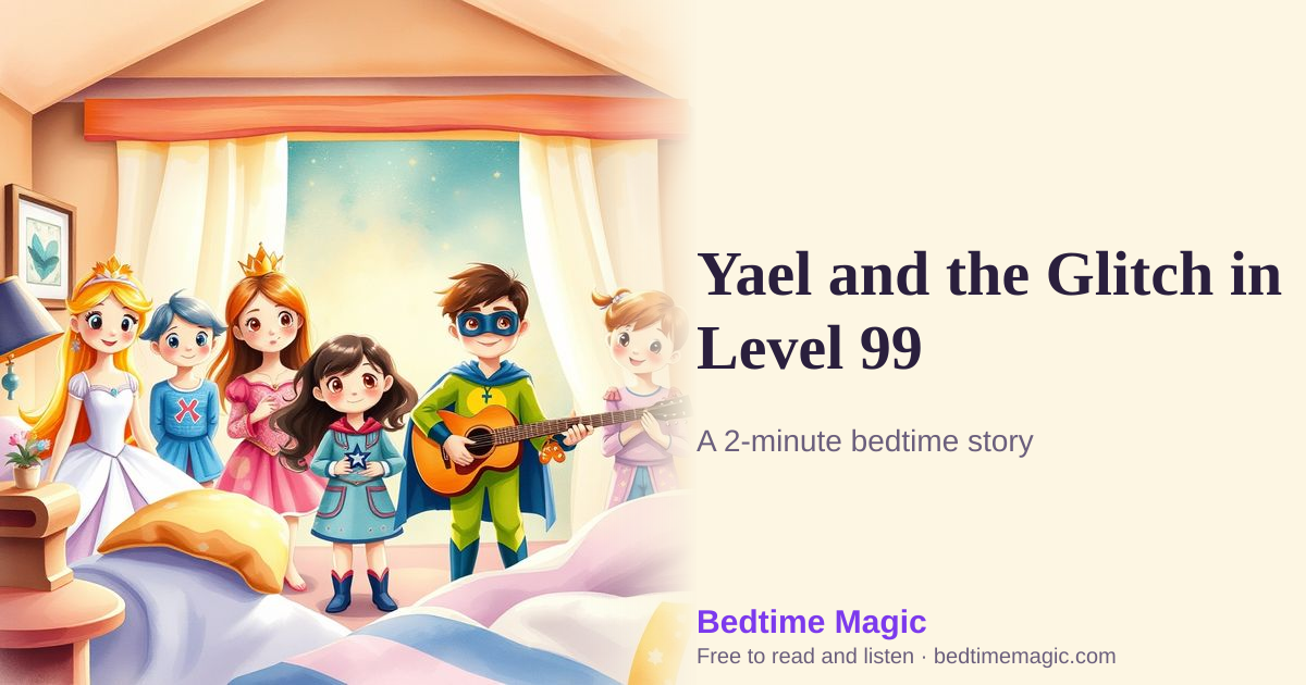 Illustration for Yael and the Glitch in Level 99