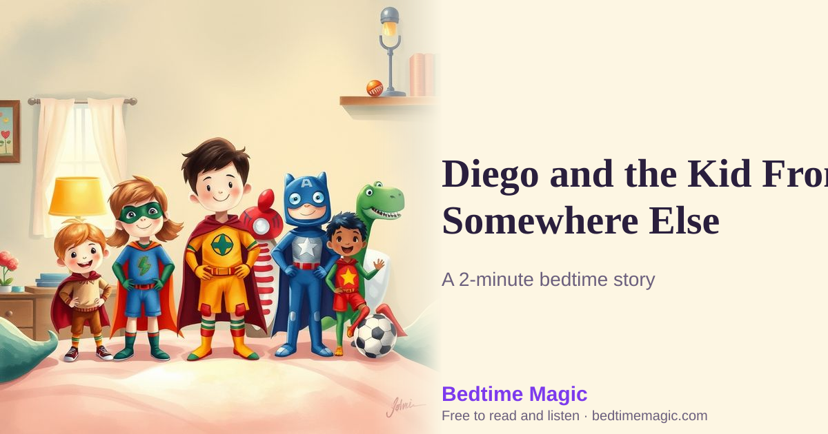 Illustration for Diego and the Kid From Somewhere Else