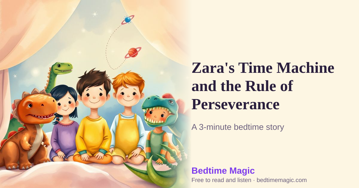 Illustration for Zara's Time Machine and the Rule of Perseverance