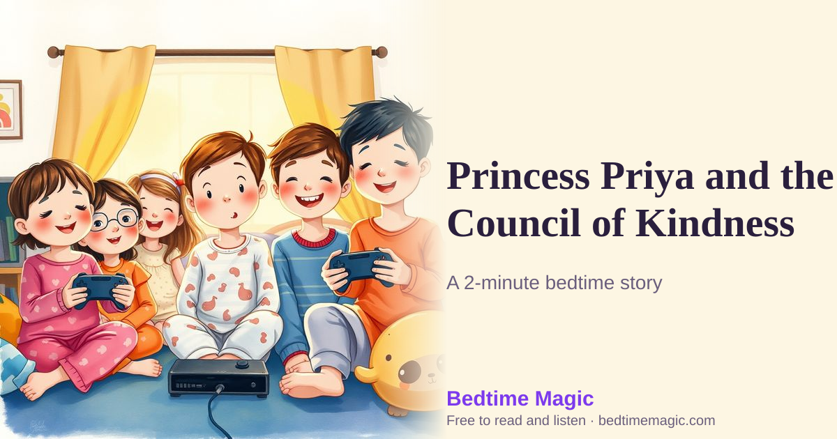 Illustration for Princess Priya and the Council of Kindness