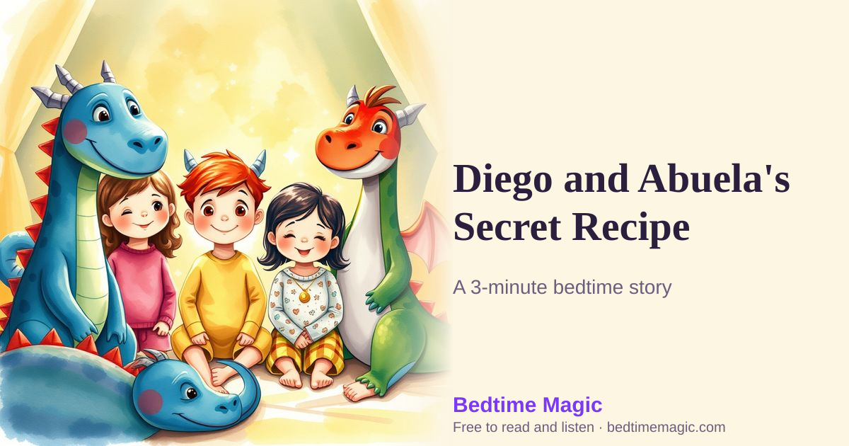 Illustration for Diego and Abuela's Secret Recipe