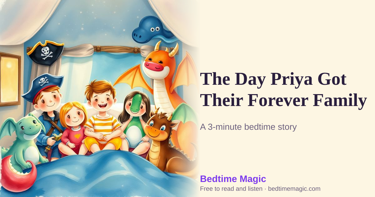 Illustration for The Day Priya Got Their Forever Family