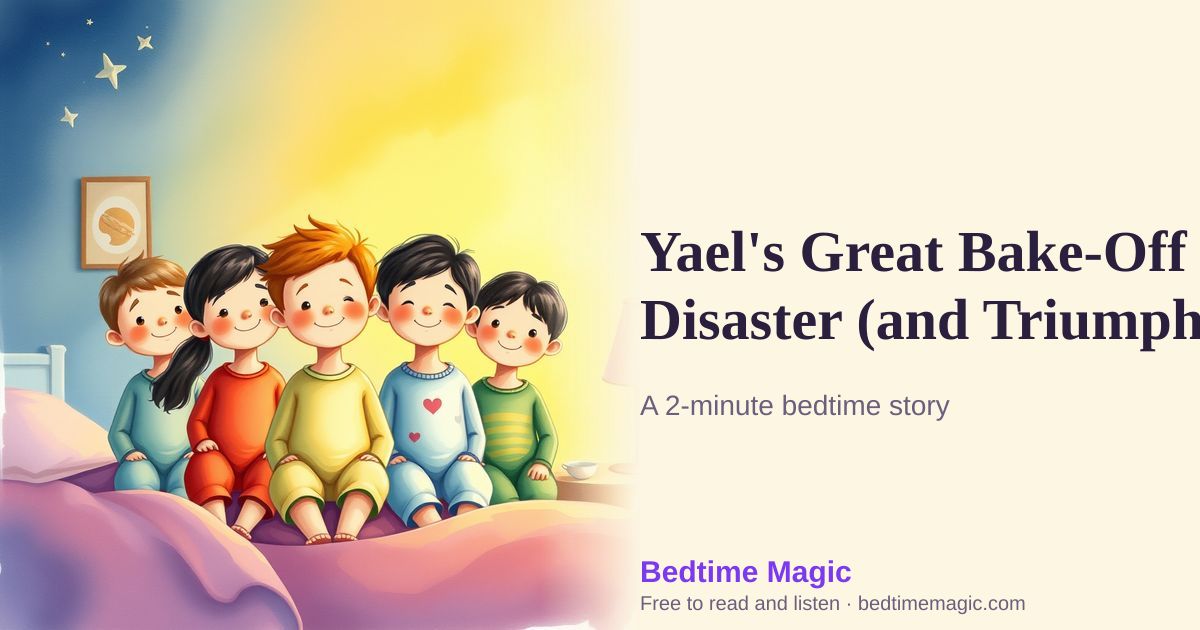 Illustration for Yael's Great Bake-Off Disaster (and Triumph)