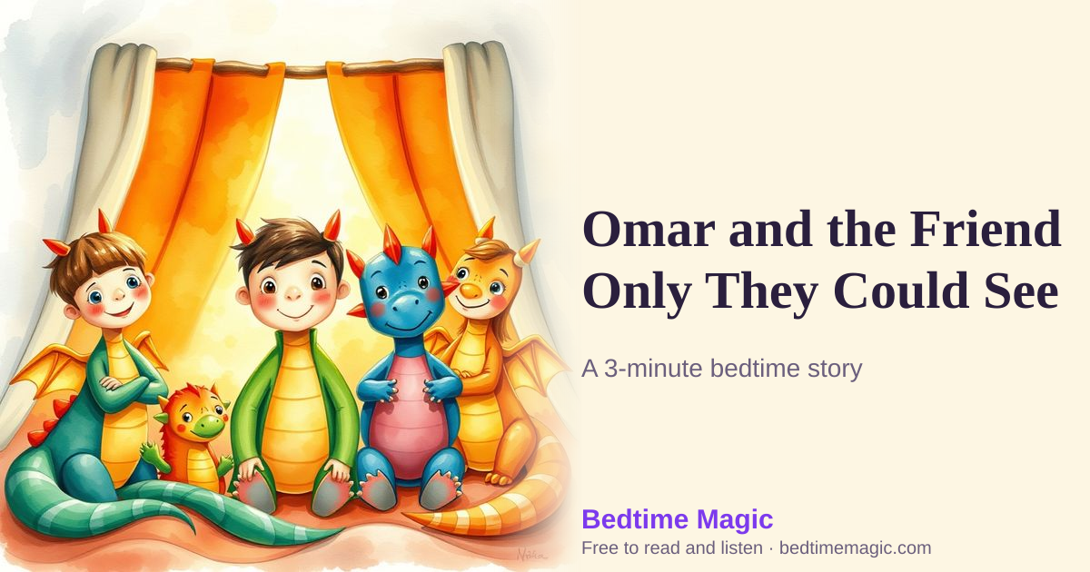 Illustration for Omar and the Friend Only They Could See