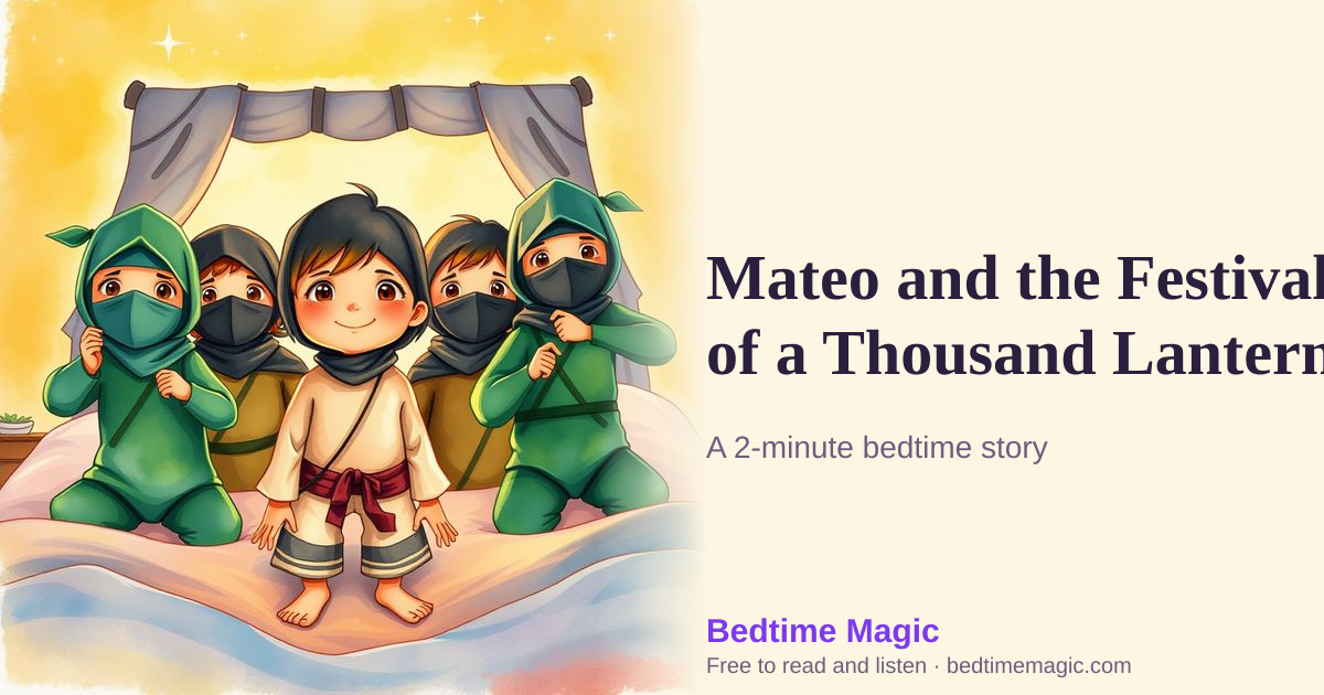 Illustration for Mateo and the Festival of a Thousand Lanterns