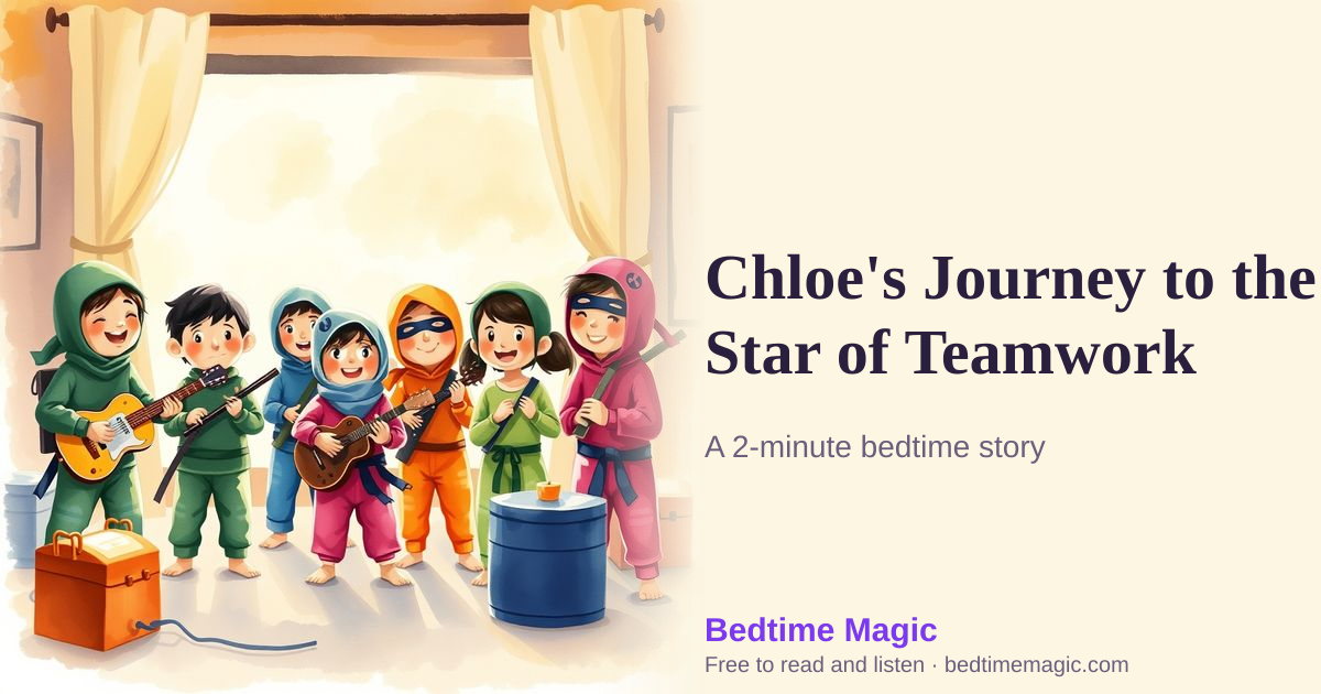Illustration for Chloe's Journey to the Star of Teamwork