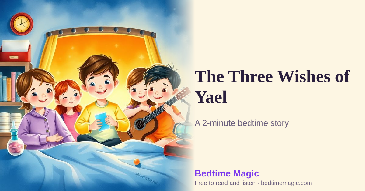 Illustration for The Three Wishes of Yael